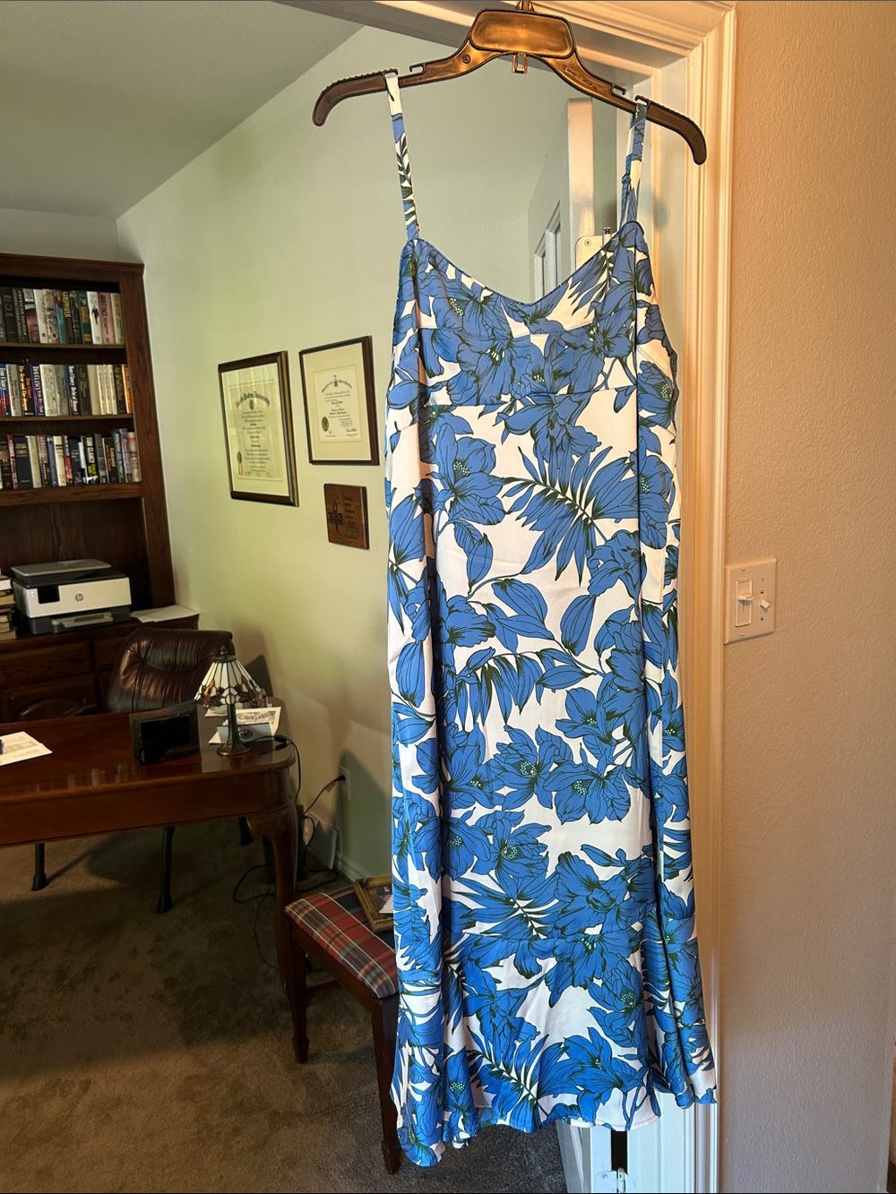 CAbi Botanical Dress In Bold Floral Style Number 6761 - Picture 3 of 6